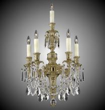 American Brass & Crystal WS9065-A-01G-PI - Five Light Wall Sconce